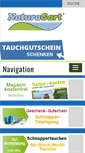 Mobile Screenshot of naturagart-tauchpark.de